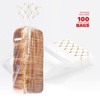 Bread Bags (100 Count) - Clear Plastic Bread Bags with