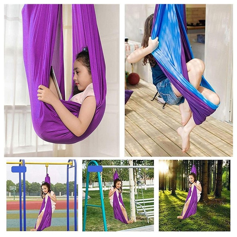 Sensory Swing Yoga Swing Children s Elastic Hammock for Children