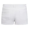 Retour Denim de Luxe Girls' Samantha Denim Shorts, optical white