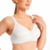Deyllo Women's Full Cup Minimiser Bra, Non-Underwire, Large Sizes, Bra