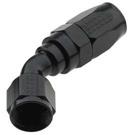 Fragola 224504-BL Pro-Flow Black Size (-4) 45° Hose Fitting