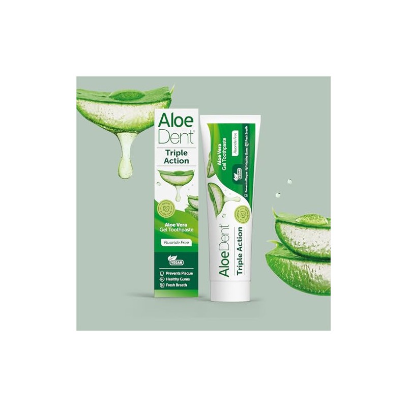 Optima Aloe Vera Dent Triple Action Toothpaste Tube (100ml) by