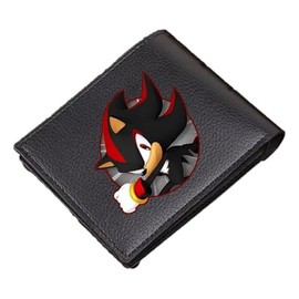 TCB Creations Sonics Shadow Cartoon Hedgehog Character Bi-Fold Wallet