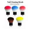 Nail Art Brocha Bledo Para Limpiar Polvo Uñas Rubor Sombra