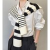 Sweater Shawl Wraps Women Pashmina Shawls and Wraps Stripe Knitted