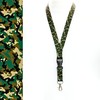 Rolseley Lanyard Neck Strap Camouflage Pattern with Metal Clip +