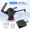 XQK 1 Pack 2207003 Low-Profile Swivel Mounting Base Compatible with