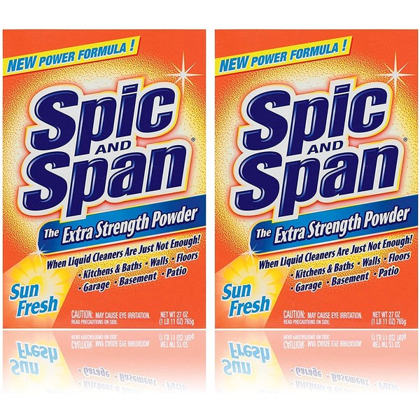 Spic and Span Sun Fresh Multi-Surface Extra Strength Powder 27-Ounces (2-Pack)