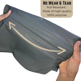 Double Dragon 100 Mixed Size Self-Seal Mailer Bags | Tamper-Proof Plastic Packaging for Mailing, Postage, Shipping & Delivery | 4 Sizes | Small to Large | 25 Each (Pack of 100)