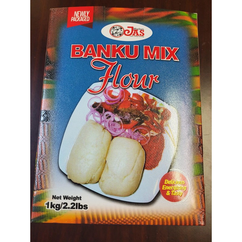 All Natural Madam Jas Banku Mix F lour 2.2 lbs