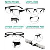 Eyekepper Vintage Reading Glasses for Men - 5 Pack Spring