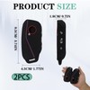 KAKUPPA 2PCS Silicone Key Fob Cover, Protective Case Compatible with