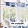 MitoVilla No Hooks Needed Extra Long Shower Curtain Set with