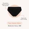 Modibodi Girls hipster black Bikini Period pants Moderate to heavy