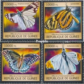 Guinea 11786-11789 (complete. issue) unmounted mint/never hinged ** MNH 2016 Butterflies (Stamps for collectors) Butterflies