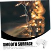 Operitacx 50pcs Outdoor Christmas Lights Hooks Metal Clips for String