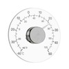 GuDoQi Indoor Outdoor Window Thermometer, No Battery Required, Transparent Dial,