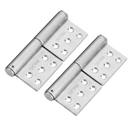 Pack of 2 Stainless Steel Door Hinges Heavy Duty for Hinges, Hanging Hinges, 360 Degree Opening Angle, for Metal Doors, Wooden Doors