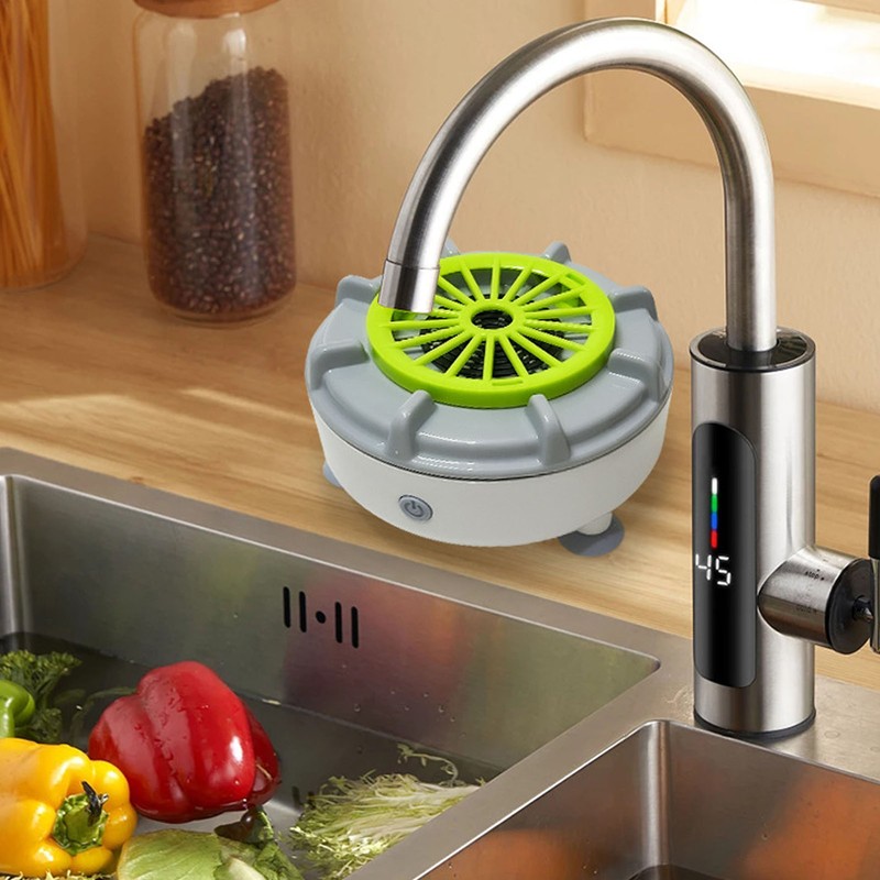 Vegetable Washing Machine 10W One Button Start Quick Rinse USB