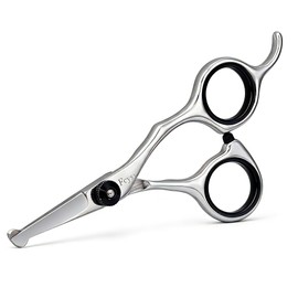 4.5 Inch Dog Grooming Scissors with Safety Round Tips, Fcysy Small Pet Hair Trimming Scissors for Face, Eyes, Ears, Nose & Paws, Professional Puppy Grooming Shears for Dogs & Cats- Black