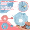AYVRUOP 2 Stück Kinder Katzenpfoten Eiszapfenhalter, blau und rosa für