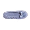 ISOTONER - Bailarina bordada para mujer, Periwinkle, X-Large
