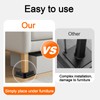Uping Set of 4 High Quality Adjustable Furniture Risers -