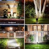 JEJOT Solar Lights Outdoor Waterproof IP65, Super Bright LED,Cool Light