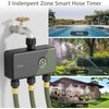 DIIVOO WiFi Sprinkler Timer 3 Zone Smart Water Timer Remote