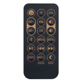 1062590 Replacement Remote Control fit for Klipsch Sound Bar Sireless Subwoofer RSB-3 R-4B RSB-8 RSB-6 RSB-14 RSB-11