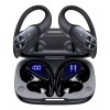 BMANI T60 Audífonos Bluetooth Deportivos, IPX7 Impermeable, Carga Inalámbrica, Pantalla