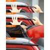 Savadicar Upgraded Version Rain Gutter Extensions, Roof Hardtop ABS Rain