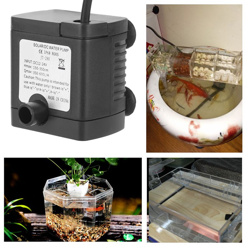 Solar Power DC Water Pump Mini Brushless Submersible Pump for