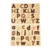 Excellerations WoodWonders? Alphabet Puzzles Natural - Set of 2