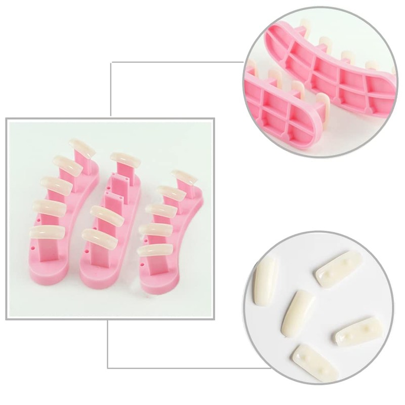 3 Piece Nail Practice Stand Nail Art Training Tool DIY