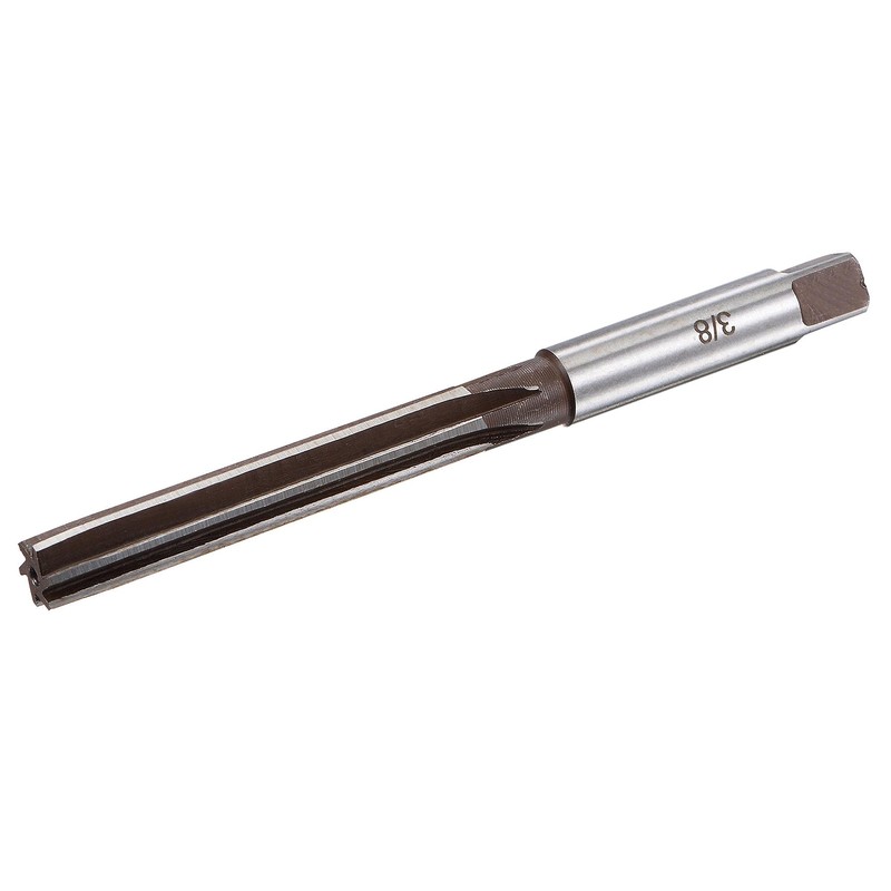sourcing map 3/8" Hand Reamer H8 Accuracy Alloy Tool Steel