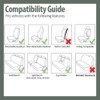 The Quality Cover Sports Fabric 2 Row Set Car Seat