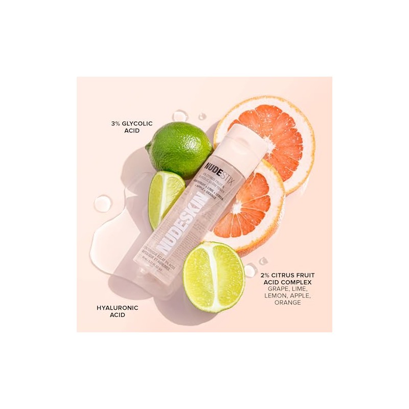 NUDESTIX 5% Citrus Fruit & Glycolic Glow Toner – Exfoliating