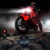 OFFROADTOWN 2 Leads LED Light Bars Wiring Harness Kit w/Motorcycle