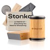 Stonka Oak Rolling Knife Sharpener Kit – Dual-Grit Diamond Wheels