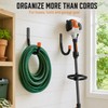 6-Pack Heavy-Duty Garage J Hooks with Rubber Tips, 4.72 x