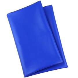 HGUAN Faux Leather Fabric 1 Yard (36"x54") Used for Upholstery Vinyl for Furniture, Car Seats, DIY Crafts (Blue)