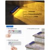 DetarZinLED Solar Step Lights for Outside, 2 Pack Solar Stair