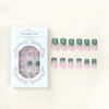 Summer Press on Nails Short Square Shaped Fake Nails with
