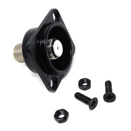 DRUT F-Type Female to Female D-Series Panel Mount Coaxial Adapter – Snap-In Coax Cable Extender Coupler for Wall Plates