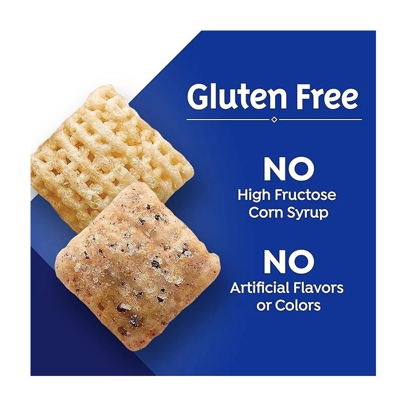 Blueberry Chex Cereal, Gluten Free Breakfast Cereal, Made with Whole