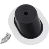 Steering Column Oval Firewall Mounting Boot Seal, SS Bezel