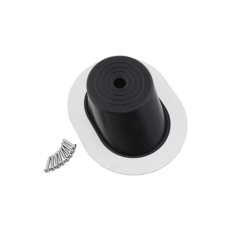 Steering Column Oval Firewall Mounting Boot Seal, SS Bezel