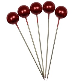 Corderie Italiane 50 x Decorative Pins Diameter 10 x 50 mm Red 006042600
