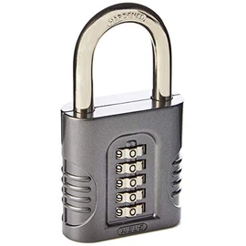 Abus 158/65 B - Combination padlock 65mm 5 digits blister - Grey